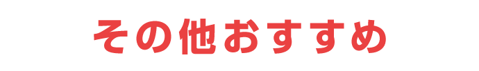 その他おすすめ